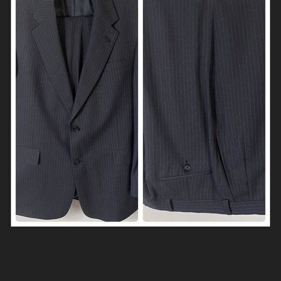 SALE! Hart Schaffner Marx Bluish Gray Tuxedo Set - Picture 2 of 12
